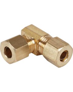 Do it 1/4 In. 90 Deg. 2-Way Low Lead Compression Brass Elbow (1/4 Bend)