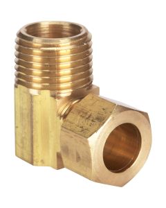 Do it 1/2 In. x 1/2 In. Male 90 Deg. Low Lead Compression Brass Elbow (1/4 Bend)