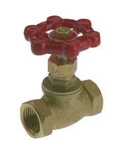 ProLine 1/2 In. FIP Low Lead Cast Brass Stop Valve