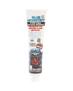 BLUE MONSTER 2 Oz. White Industrial Grade PTFE Thread Sealant