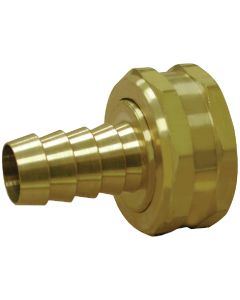 Anderson Metals 1/2 In. Barb x 3/4 In. FHT Brass Hose Swivel