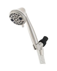 Oxygenics PowerFlow 3-Spray 1.75 GPM Handheld Shower, Brushed Nickel