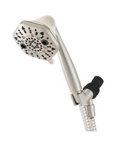 Oxygenics PowerSelect 7-Spray 1.75 GPM Handheld Shower, Brushed Nickel