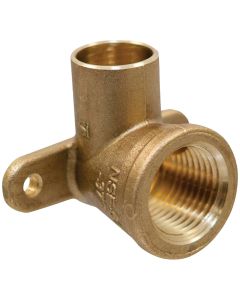 NIBCO 1/2 In. CxF 90 Deg. Drop Copper Elbow (1/4 Bend)