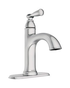 Moen Banbury Chrome 1-Handle High Arc Centerset Bathroom Faucet