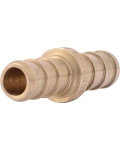 SharkBite Lead-Free Insert 3/8 In. Barb x 3/8 In. Barb Brass PEX Coupling