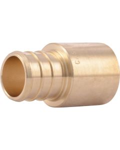 SharkBite 3/4 In. Male Sweat x 3/4 In. CF Brass PEX Adapter