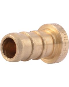 SharkBite 3/8 In. Barb Brass PEX Test Plug