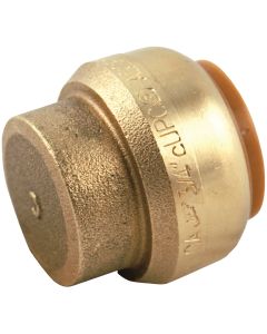 SharkBite 1 In. Push-to-Connect Brass End Push Cap