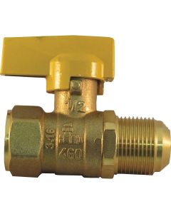 Pro-Flex CSST 1/2 In. FIP x 3/8 In. Flare (1 Piece) Gas Valve