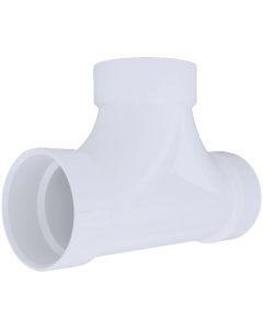 Charlotte Pipe 4 In. Schedule 40 DWV 2-Way PVC Cleanout Tee