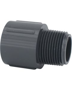 Charlotte Pipe 1 In. Schedule 80 Male PVC Adapter