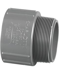 Charlotte Pipe 1-1/4 In. Schedule 80 Male PVC Adapter