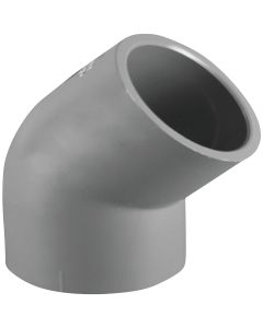 Charlotte Pipe 1/2 In. Slip x Slip Schedule 80 45 Deg. PVC Elbow (1/8 Bend)