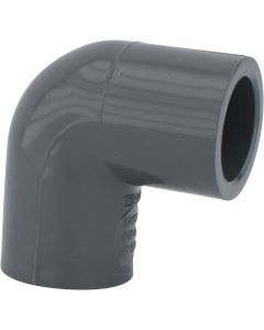 Charlotte Pipe 1/2 In. Slip x Slip Schedule 80 90 Deg. PVC Elbow (1/4 Bend)