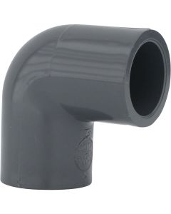 Charlotte Pipe 3/4 In. Slip x Slip Schedule 80 90 Deg. PVC Elbow (1/4 Bend)