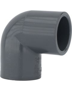 Charlotte Pipe 1 In. Slip x Slip Schedule 80 90 Deg. PVC Elbow (1/4 Bend)