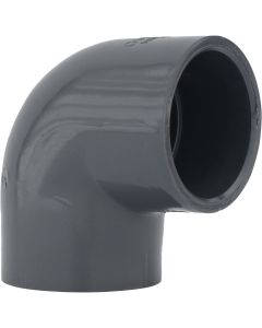 Charlotte Pipe 2 In. Slip x Slip Schedule 80 90 Deg. PVC Elbow (1/4 Bend)