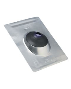 Oatey No-Calk 1-1/4 In. to 1-1/2 In. Aluminum Roof Pipe Flashing