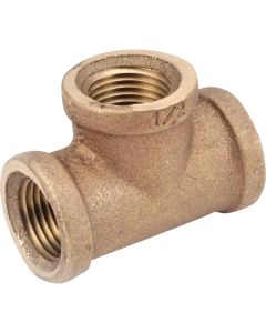 Anderson Metals 3/8 In. Red Brass Threaded Tee