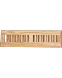 Home Impressions 2-1/4 In. x 12 In. Light Oak Floor Register