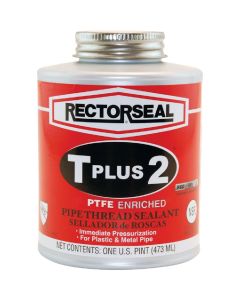 Rectorseal T Plus 16 Fl. Oz. White Pipe Thread Sealant with PTFE