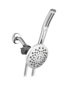 Waterpik PowerWand Spa System with PowerPulse Massage  7-Spray 1.8 GPM Handheld Shower, Chrome