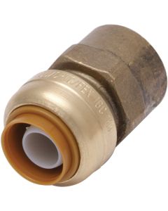 SharkBite 1/2 In. x 3/4 In. FNPT Reducing Brass Push-to-Connect Female Adapter