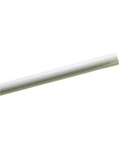 Zenith Zenna Home 60 In. White Shower Rod Cover