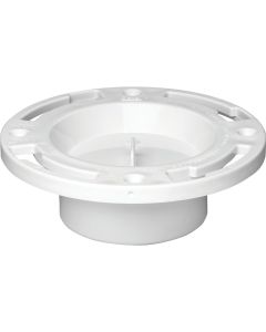 Oatey 3 In. Schedule 40 DWV Level-Fit PVC Closet Flange