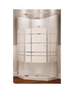 Maax 36 In. W. x 74 In. H. x 36 In. L. White Polystyrene Shower Stall