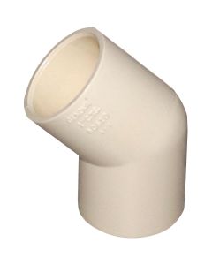 Charlotte Pipe 1 In. Slip x Slip 45 Deg. CPVC Elbow (1/8 Bend)