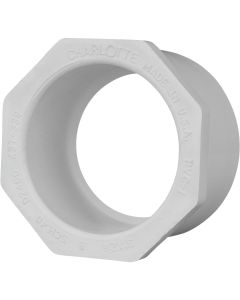 Charlotte Pipe 3 In. SPG x 2-1/2 In. Slip Schedule 40 PVC Bushing