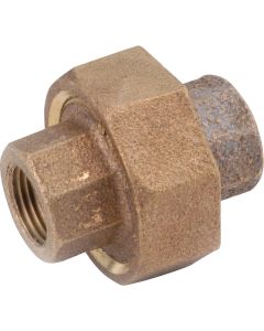 Anderson Metals 1/4 In. Red Brass Threaded Union