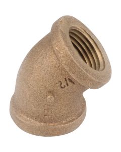 Anderson Metals 1/8 In. 45 Deg. Red Brass Elbow (1/8 Bend)