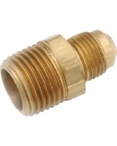 Anderson Metals 1/4 In. x 3/8 In. Brass Male Flare Connector