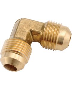 Anderson Metals 3/8 In. x 3/8 In. 90 Deg. 2-Way Flare Brass Elbow (1/4 Bend)