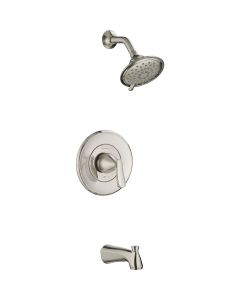 American Standard Chatfield Brushed Nickel Single-Handle Lever Tub & Shower Faucet