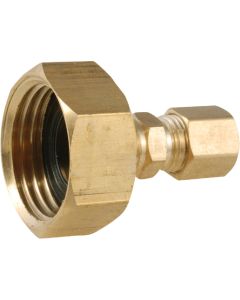 Anderson Metals 1/4 In. OD x 3/4 In. FHT Brass Ice Maker Compression Union