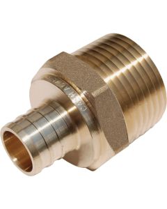 SharkBite 3/4 In. CF x 1 In. MPT Brass PEX Adapter