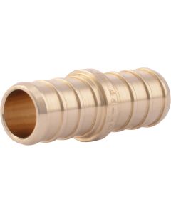 SharkBite Lead-Free Insert 1/2 In. Barb x 1/2 In. Barb Brass PEX Coupling (10-Pack)