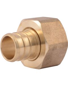 SharkBite 3/4 In. Barb x 3/4 In. FPT Brass PEX Adapter