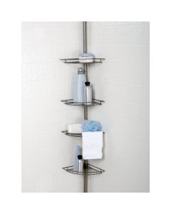 Zenith Zenna Home Metal 12 In. x 97 In. Shower Caddy