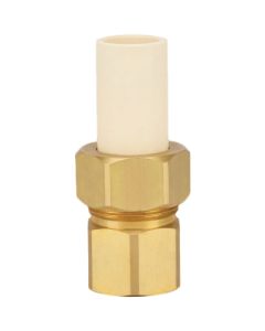 Homewerks 1/2 In. Slip x 1/2 In. FIP CPVC Transition Brass Union