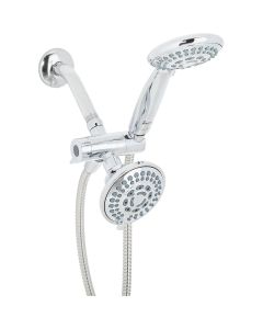 Home Impressions 5-Spray 1.75 GPM Combo Hand-Held Shower and Showerhead, Chrome