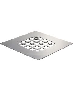 Danco Chrome Square Snap-In Drain Cover For Shower