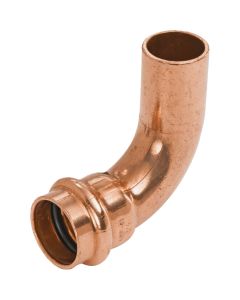 NIBCO 1/2 In. FTG x 1/2 In. 90 Deg. Press Copper Elbow (1/4 Bend) (10-Pack)