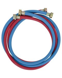 Do it Best 3/8 In. X 6 Ft. Reinforced EPDM Rubber Washing Machine Hose (2-Pack)