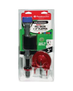 Fluidmaster PerforMAX Fill Valve & 3 In. Flapper Kit