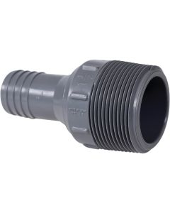 Boshart 1 In. Insert x 1-1/2 In. MIP Reducing Polypropylene Hose Adapter